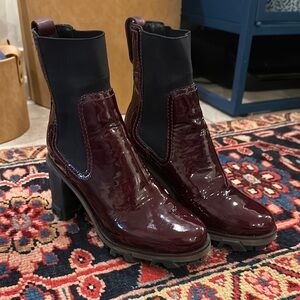 rag & bone Shiloh Boots Merlot - Women's Burgundy Ankle Boots